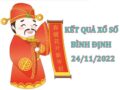 Dự đoán xổ số Bình Định ngày 24/11/2022 soi cầu XBDI thứ 5