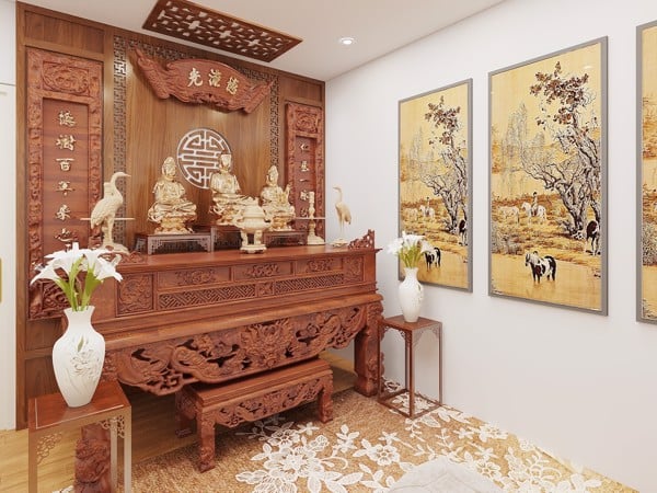 Những vị trí không nên đặt bàn thờ theo phong thủy