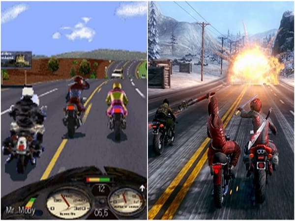 Game đua xe offline hay trên PC - RoadRash 2017