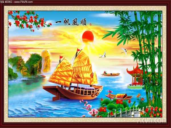 Ý Nghĩa Biểu Tượng Của Tranh phong thủy Thuận buồm xuôi gió Ý Nghĩa Biểu Tượng Của Tranh phong thủy Thuận buồm xuôi gió